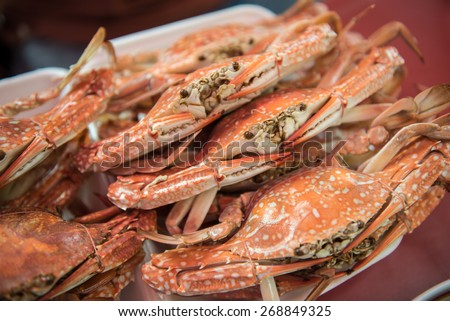 Sea food ,fresh crab