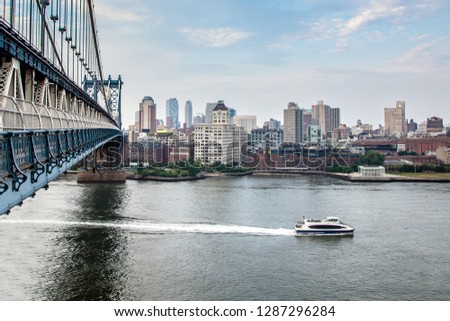 Similar – Foto Bild Brooklyn Bridge Speedboating