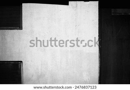Similar – Image, Stock Photo Lines with ventilation slits form a simple almost meditative pattern