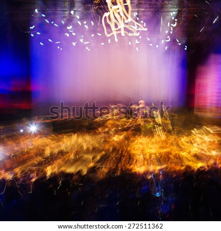 Square vivid music concert performance light abstraction background backdrop