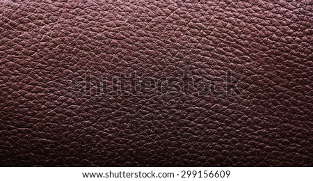 Horizontal vivid detailed classic dark brown leather texture background