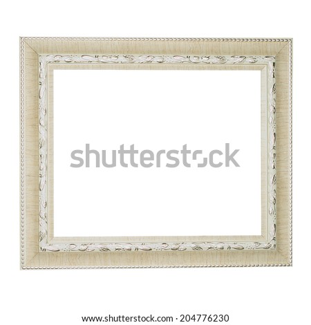 vintage photo gold frame retro frame collection painting edge picture exhibit art antique golden large masters gallery oak museum present  goldleaf fotoisolated on white background with clipping path.