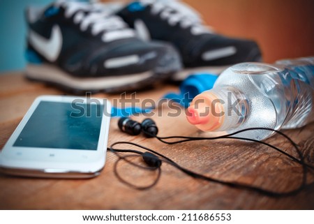 set for sports activities