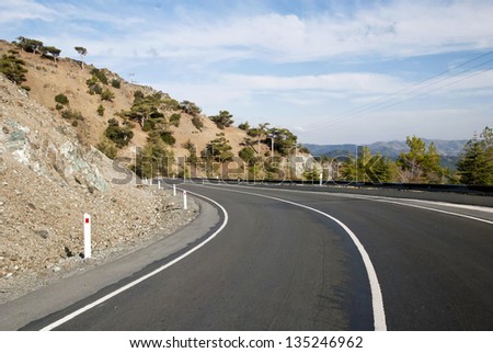 Innovation Project for the development of industrial areas - new road and afforestation of old quarry in the mountains of Cyprus