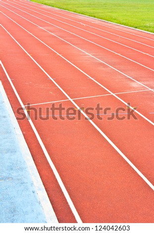 Running track rubber standard red color