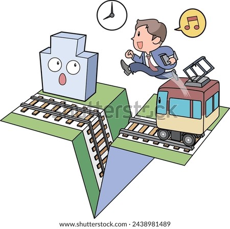This is an illustration that improves efficiency by shortening the time from home to work.