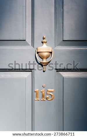 Door number one hundred and fifteen vignette look