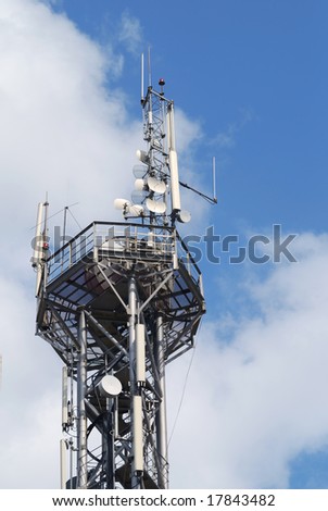 radio signal antenna. part of digital network