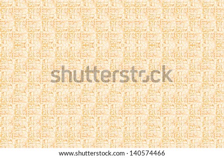 Orange pattern of small woven tree barks