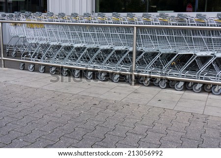 shopping cart. shopping trolley, shopping, business
