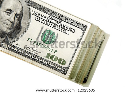 A Pack Of $100.00 Dollar Bills Stock Photo 12023605 : Shutterstock