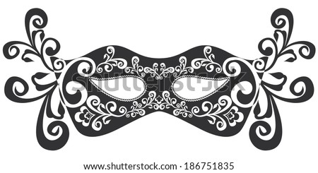 Vector Masquerade Mask - 186751835 : Shutterstock