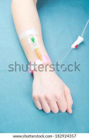 Intravenous injection, drip of medicinal product