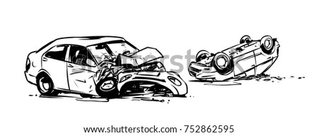 Car Accident Drawing | Free download on ClipArtMag