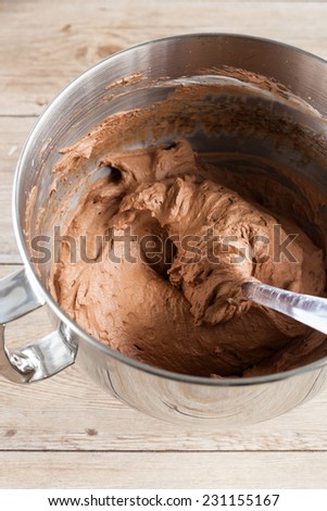 The Process of Making Chocolate Cake