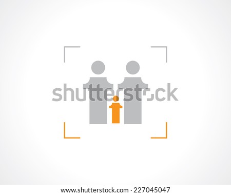 abstract symbol family. template design. vector eps8