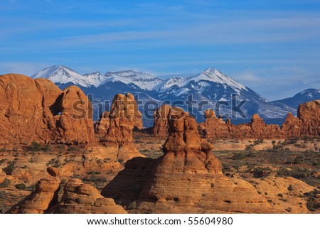 Red Rocks of Arches National Park Utah