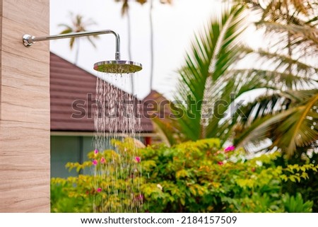 Similar – Image, Stock Photo Shower in the garden