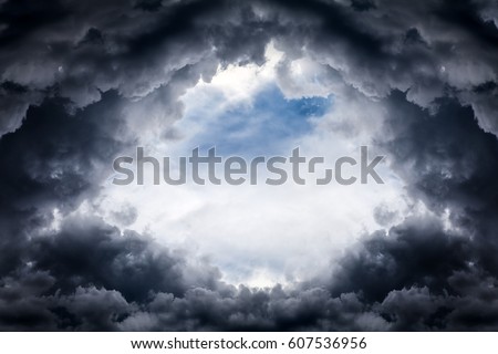 Similar – Image, Stock Photo breakthrough Nature Sky