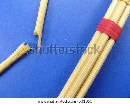 Team works, it is easy to break off one chopsticks, but it is hard to break off a bunch of them.