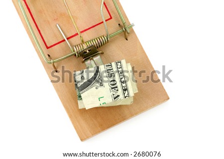 us dollar and Mousetrap, concept of business trap