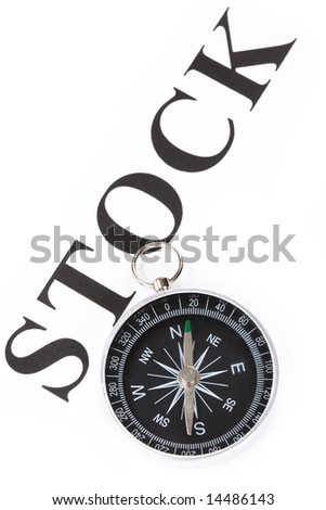 headline stock and Compass, concept of stock choice