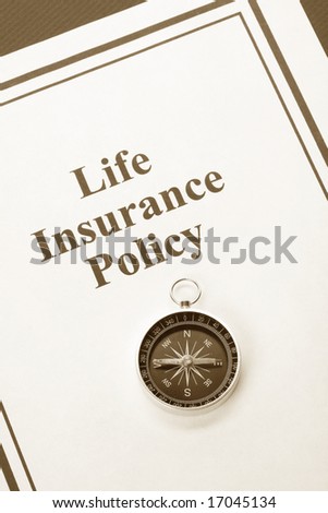 Document of Life Insurance Policy for background