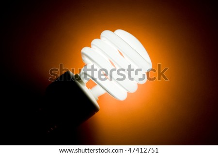 Compact Fluorescent Lightbulb clsoe up