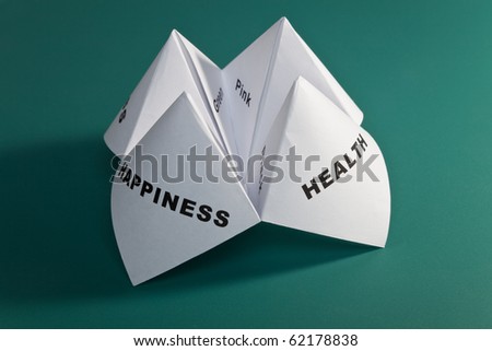 Paper Fortune Teller,concept of balance