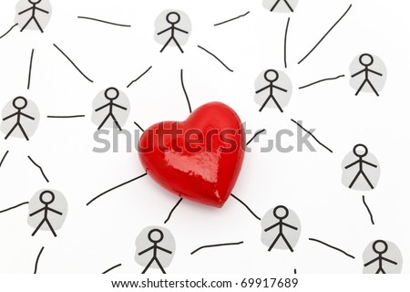 People Sketching Network, concept of love