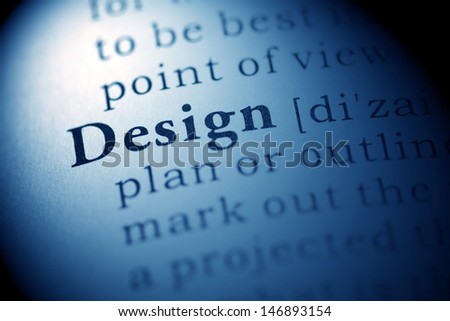 Fake Dictionary, Dictionary definition of the word design.