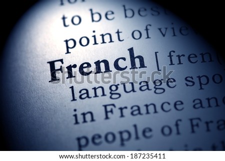 Fake Dictionary, Dictionary definition of the word French.