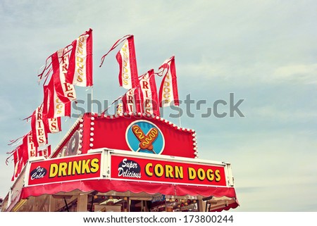 Corn dog stand