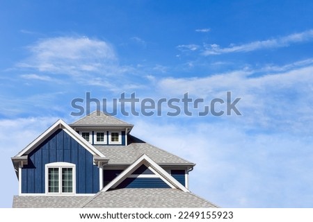 Similar – Image, Stock Photo House with sky and tree in Hansa district [Hansa BER 2022] II