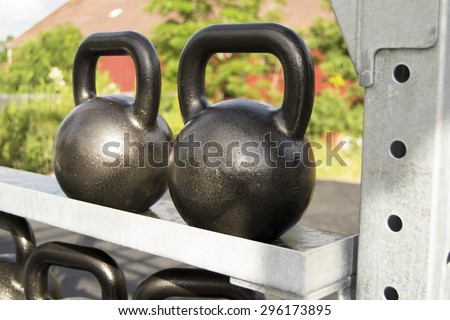 Great outside gym for working out (background, gym, fitness wallpaper)