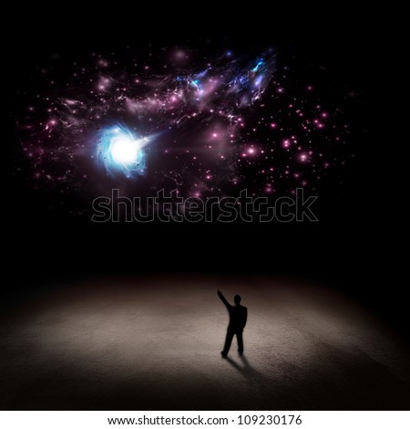 The man in the universe