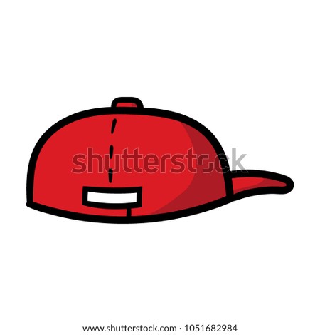 Cartoon Backwards Hat