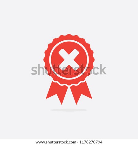 Declined or Uncertified Medal Icon