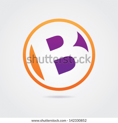 Abstract Letter B Icon