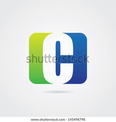 Abstract Letter C Icon