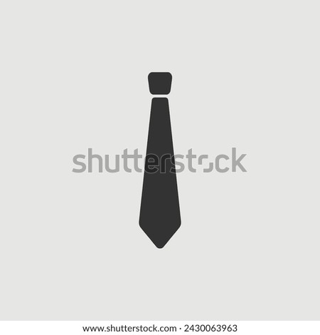 Vector Simple Isolated Tie Icon