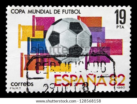 SPAIN - CIRCA 1980: A stamp printed in Spain from the \