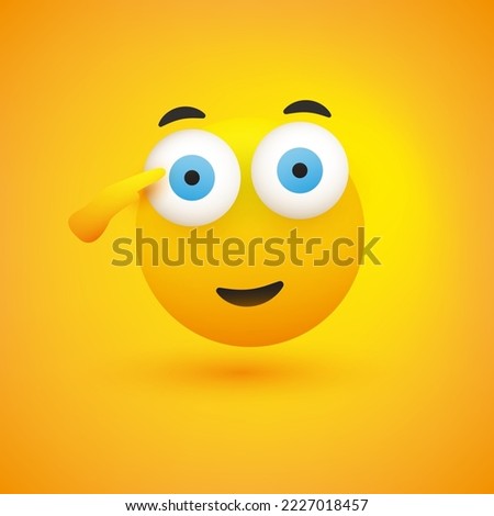 Saluting Face - Happy Emoji Icon Design - Yellow Face with Right Hand Saluting - Sign of Respect - Illustration in Editable Vector Format