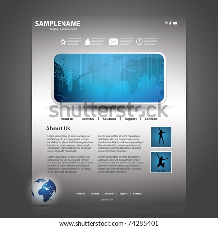 Website template