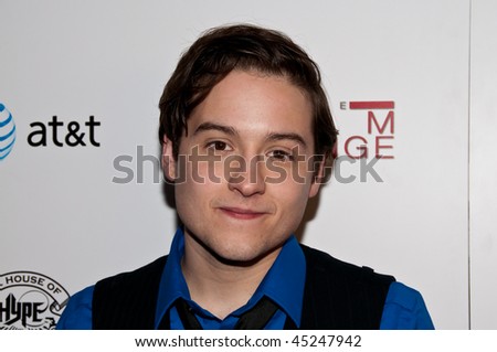PARK CITY, UT - JANUARY 24: Actor Sean Marquette attends the \'HIGH school\' premiere party at The Film Lounge/House of Hype on January 24, 2010 in Park City, Utah.