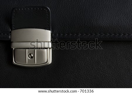 briefcase buckle located to the left leaving space for copy if required.