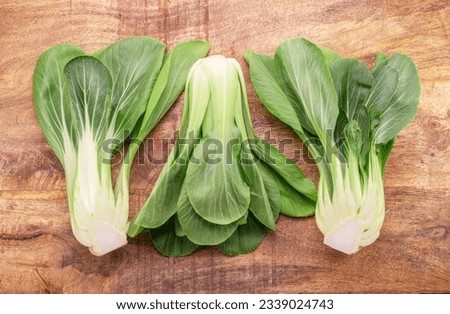 Similar – Image, Stock Photo Bok choy on wooden table