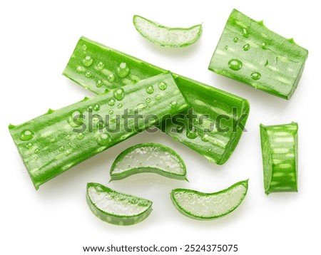 Similar – Image, Stock Photo Aloe vera in a flower pot on a wooden stool