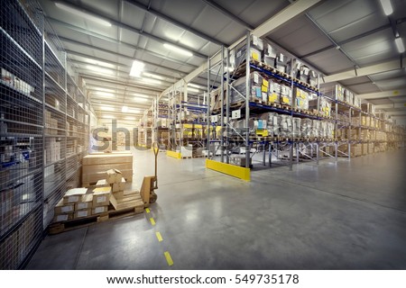 warehouse interior Foto stock © 