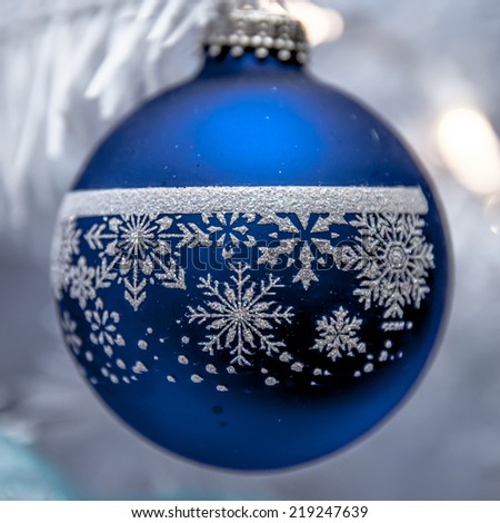 Blue ornament macro / Blue Ornament